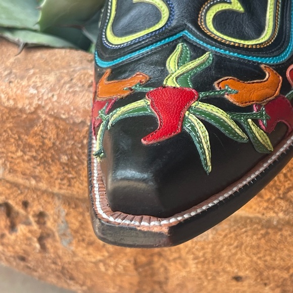 Rocket Buster Handmade Custom Leather Cowboy Boots - Picture 12 of 13